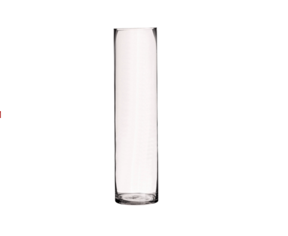 Round Cylinder Vase for Wedding or Event Styling and Design