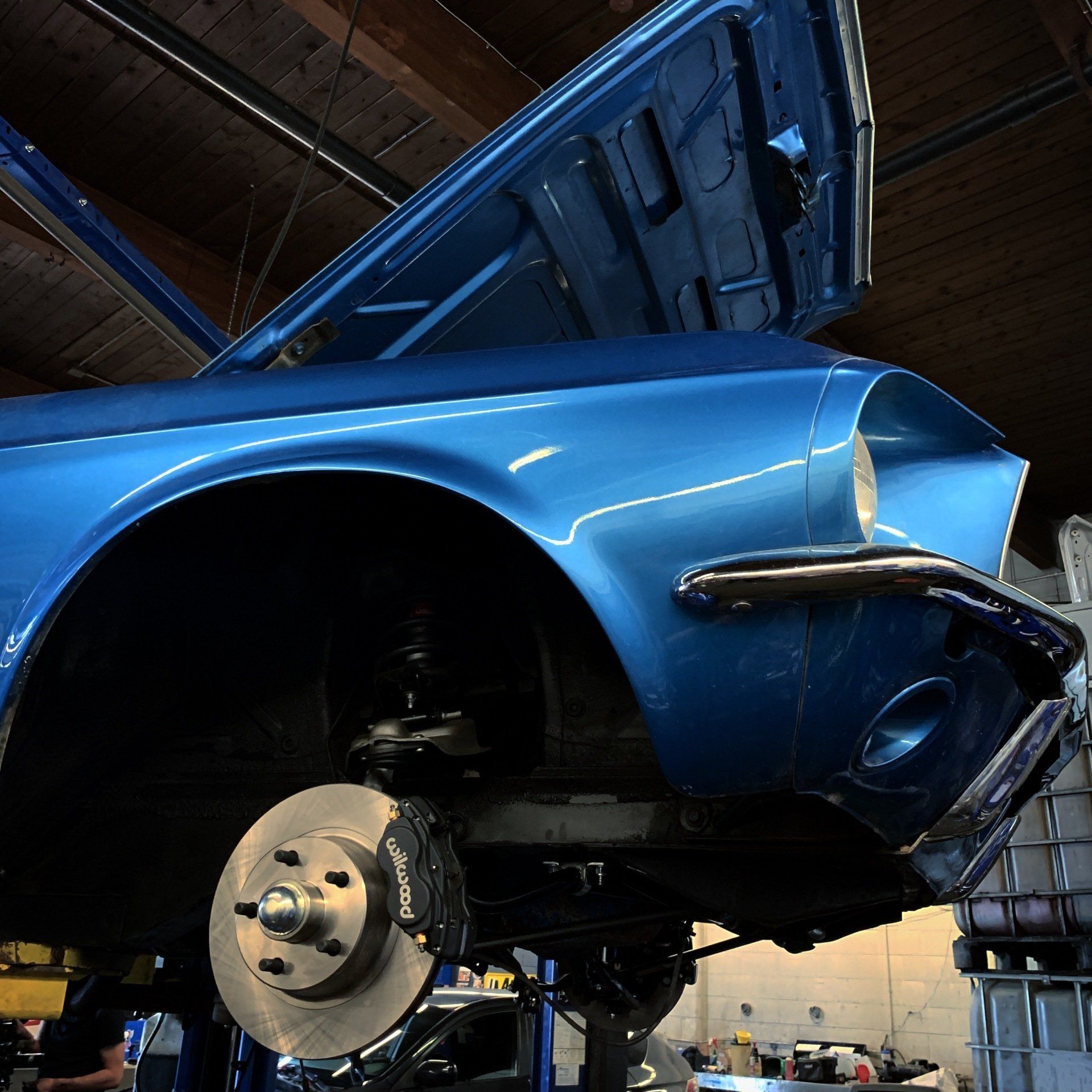 1968 ford mustang getting a mechanical restoration at lakeview automotive