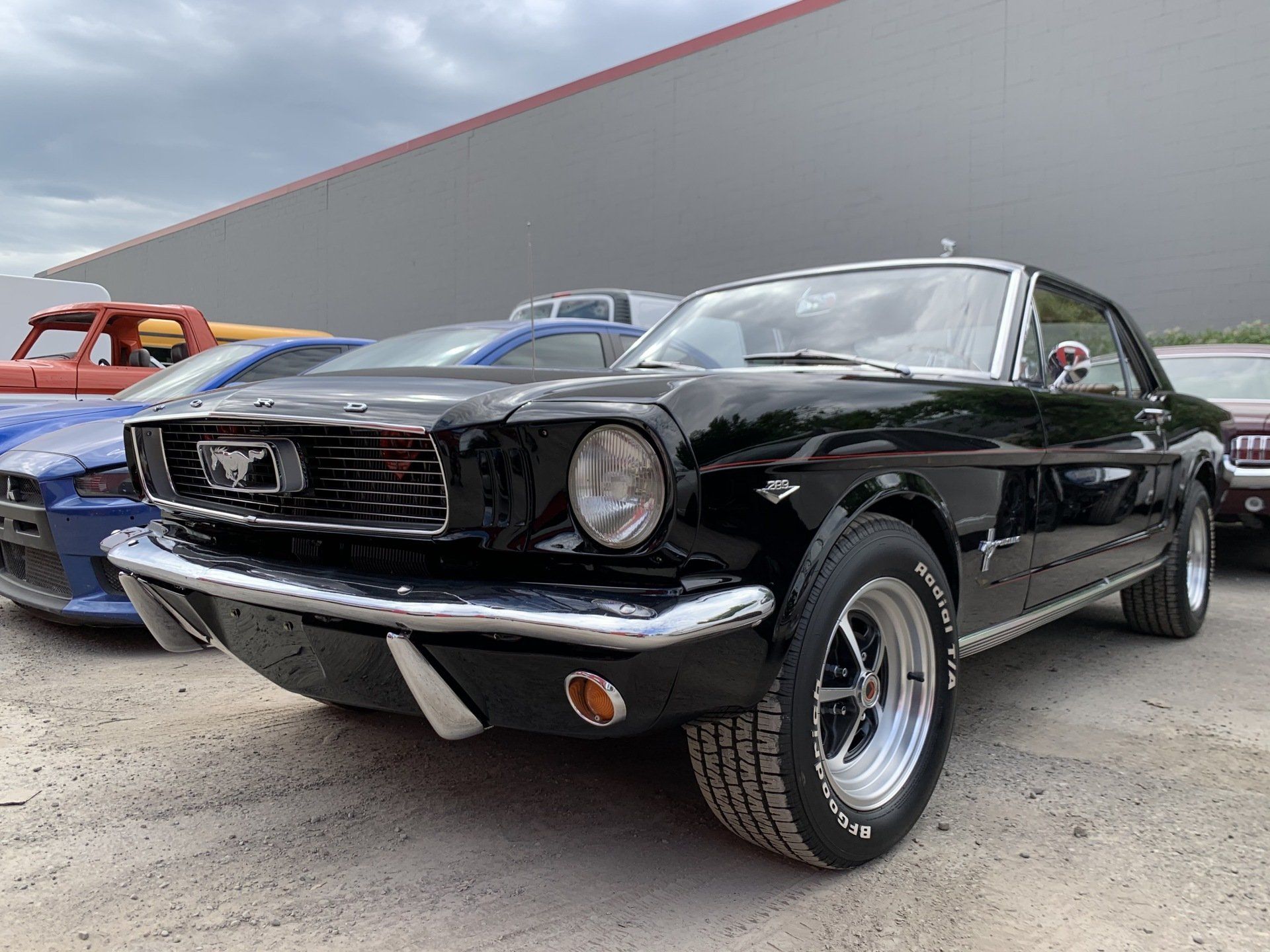 1966 mustang waiting for service at Lakeview automotive