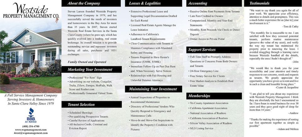 Marketing Brochure