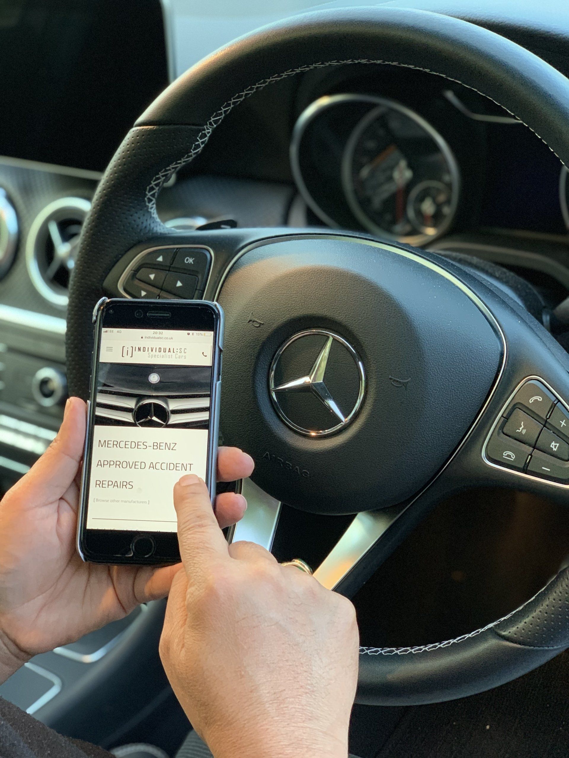Mercedes accident call out