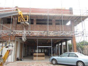 ISC Building the new site.