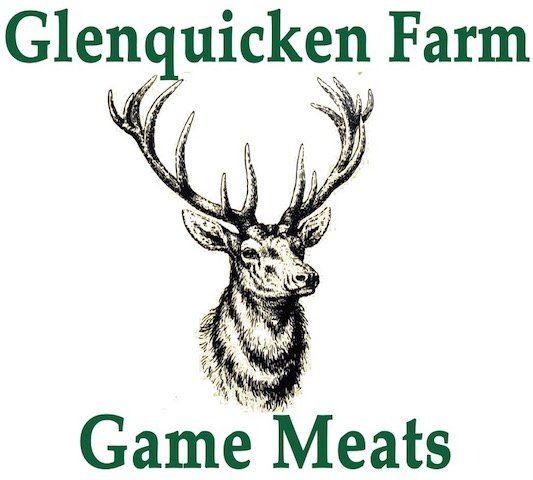 Glenquicken Farm Game Meats, Creetown, Newton Stewart The full Glenquicken Farm Game Meats logo depicting a stag