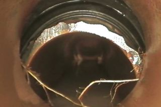 drainage system with blocked pipes