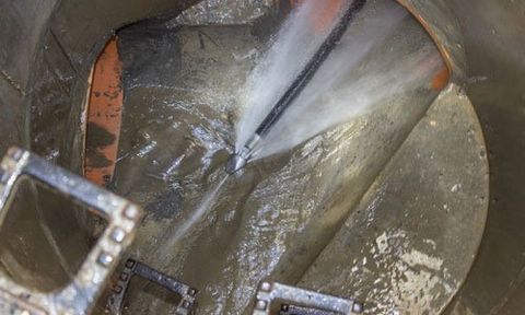 high pressure water jetting in drainage