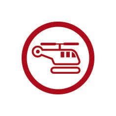 pictogramme d'hélicoptère