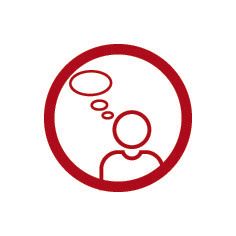 icon of person thinking