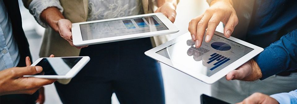 management services on tablet