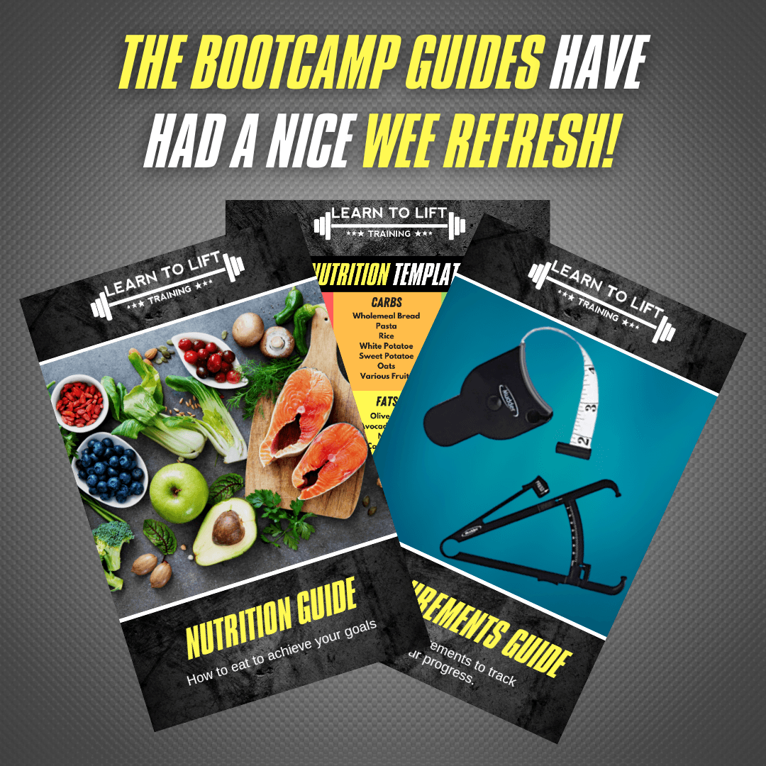 Glasgow Bootcamp - Nutrition & Measurement Guides