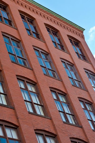Brick Apartment Building