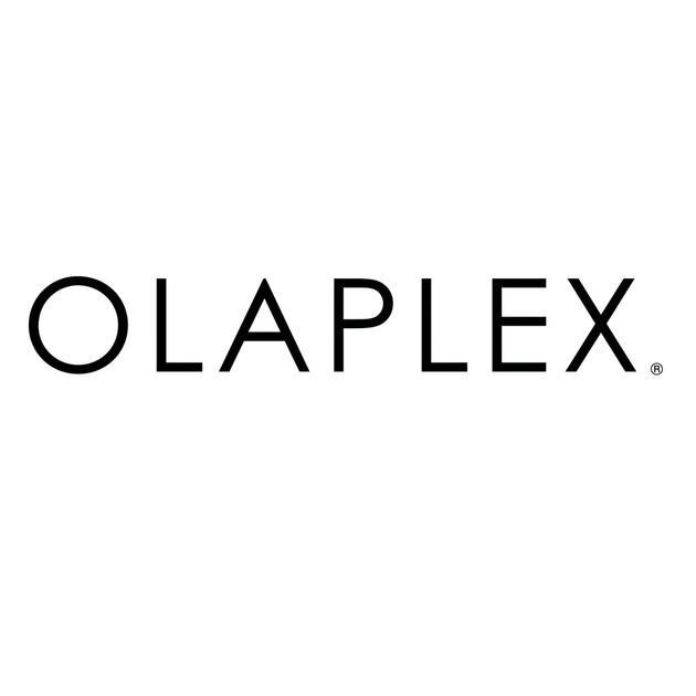 The olaplex logo is black and white on a white background.