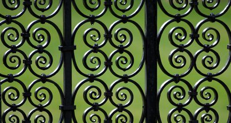 Metal railings