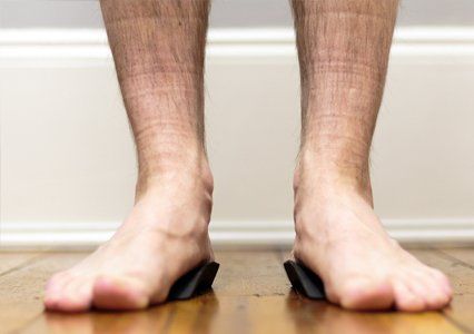 heel pain being treated
