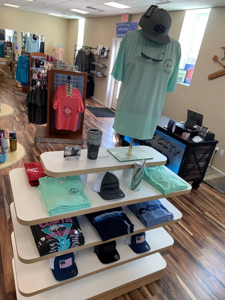 Coastal Apparel and Accessories at Boat City Marketplace in New Baltimore, MI