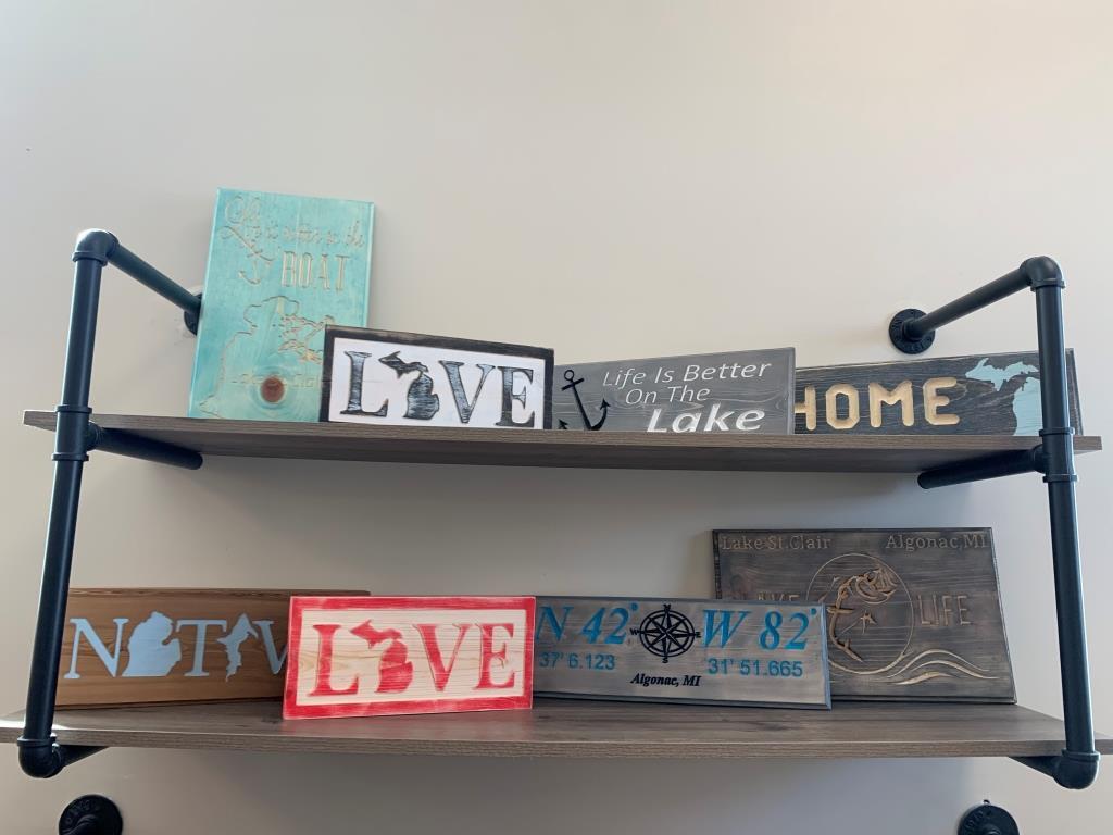 Shelf Signs sold at Boater City Marketplace in New Baltimore, MI