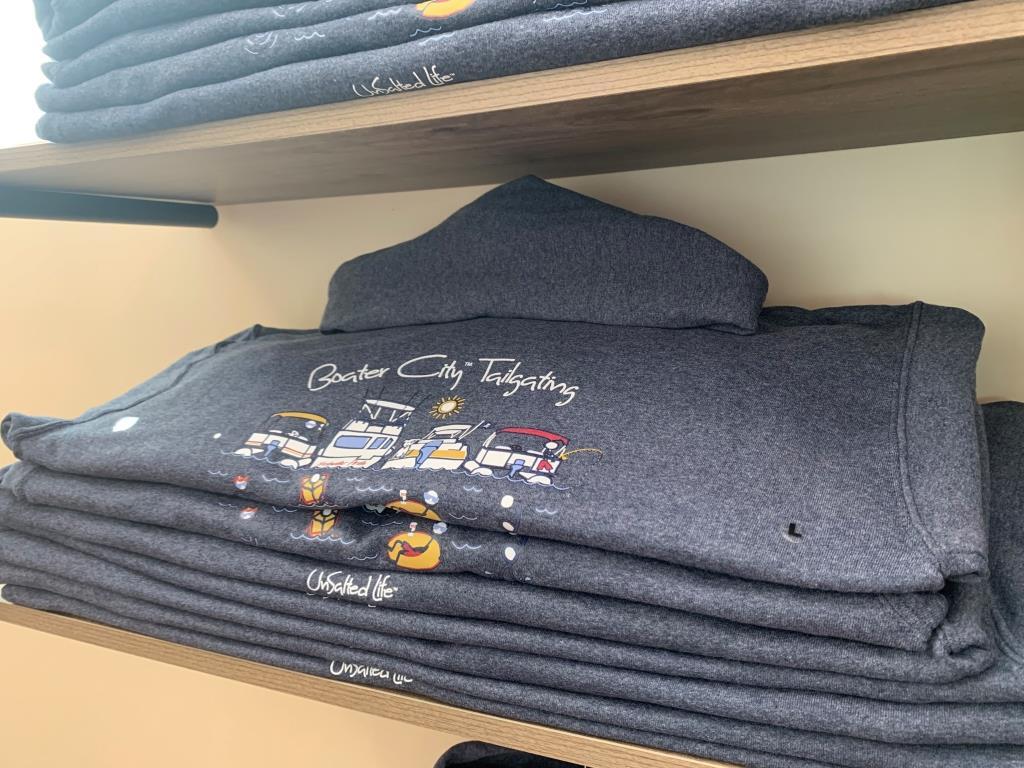 Buy hoodies at Boater City Marketplace in New Baltimore