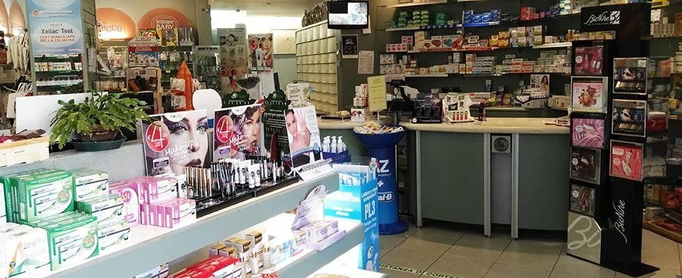 prodotti alimentari nella farmacia