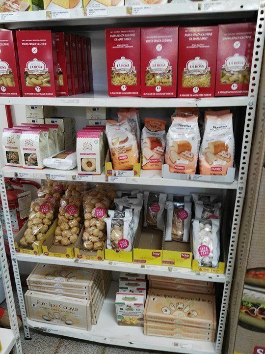 prodotti senza glutine di vario tipo