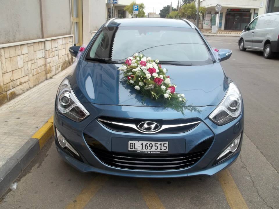 addobbo floreale auto