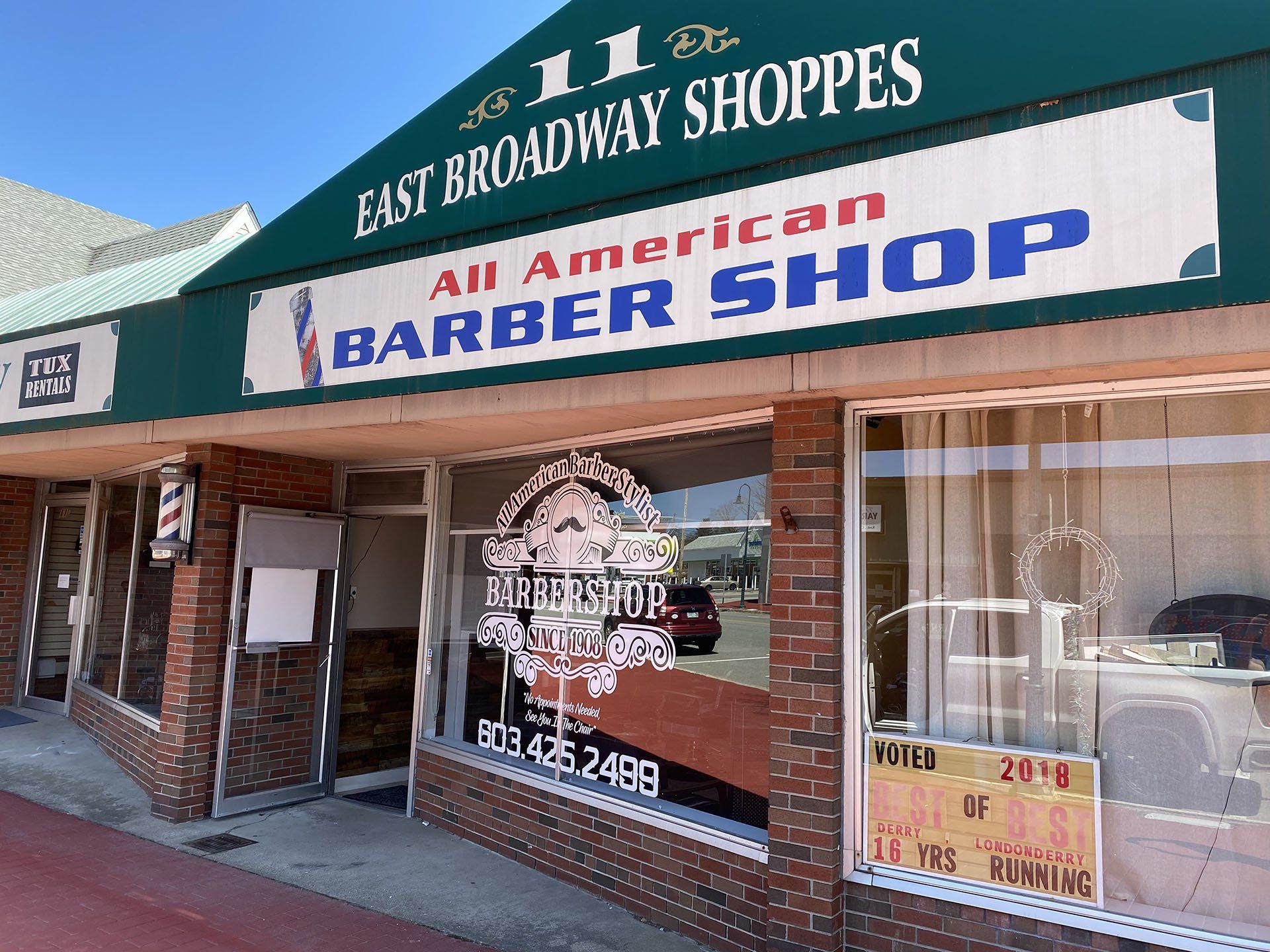 Barber Shop Signage — Derry, NH — All American Barber Shop