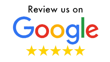 Review us on Google with five gold stars