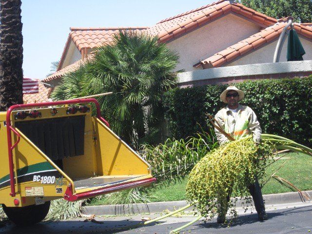 Worker -  landscape design in Thousand Palms, CA