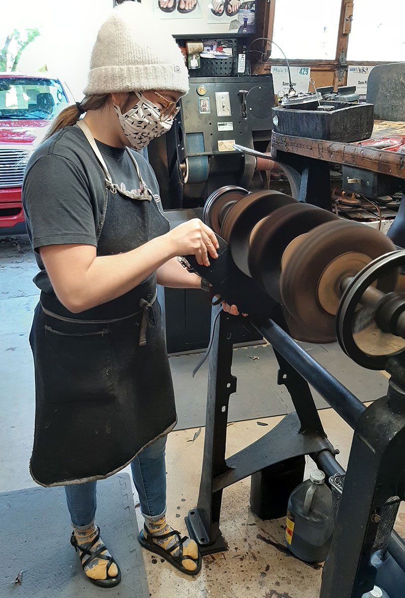Dave in the shop