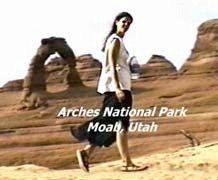 handmade leather sandals hiking Arches National Park