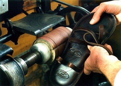 polishing sandals
