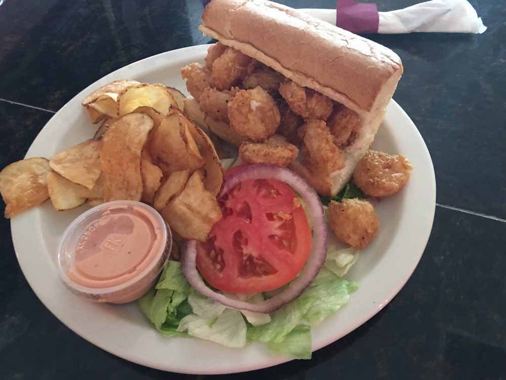 Po'Boy With Chips — Vestavia, AL — Cajun Seafood House
