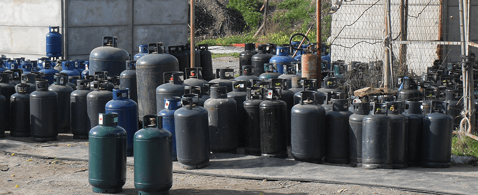 Gas in bombole Portoscuso