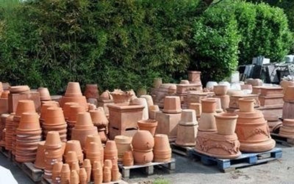 vasi in coccio per piante