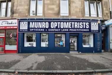 Optometrist storefront