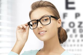 Woman in glasses