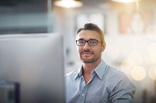 Man with glasses