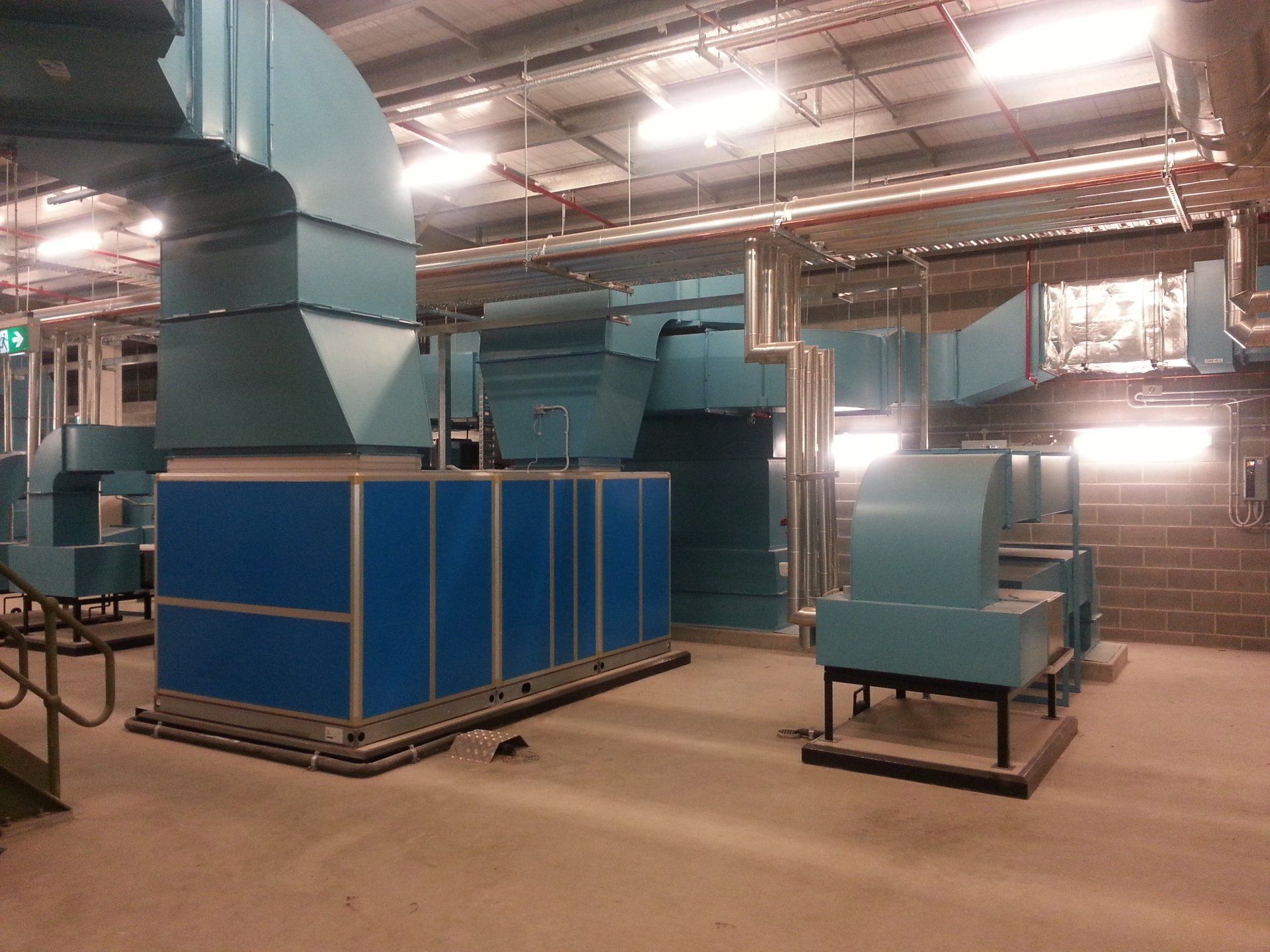 large sheet metal ducts