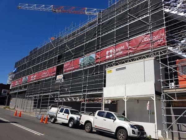 building scaffolding