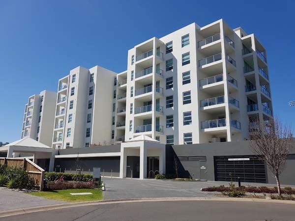 modern white building