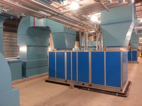 large sheet metal ducts