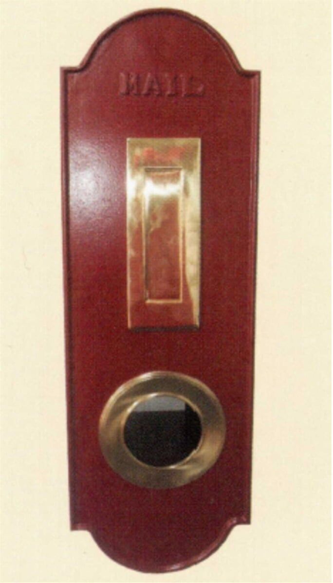 Red letterbox — Gates Darwin in Pinelands, NT