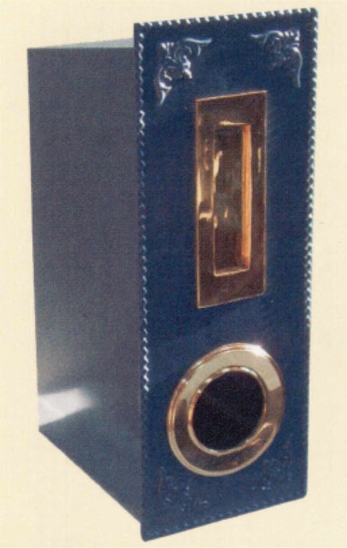 Blue letterboxes — Gates Darwin in Pinelands, NT