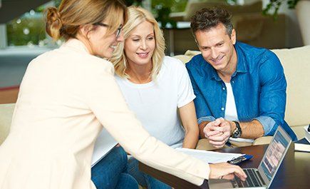 Agent with her client — Property Management in Newport News, VA Agent with her client — Property Management in Newport News, VA