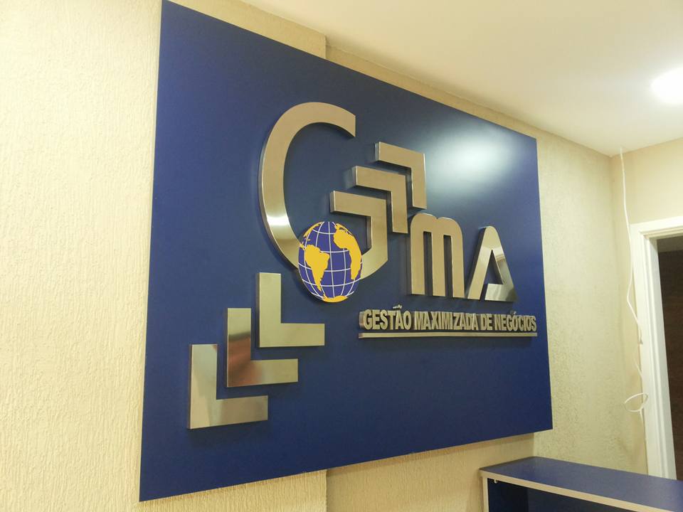 LETRAS AÇO POLIDO