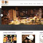A screenshot of the website for a construction company.