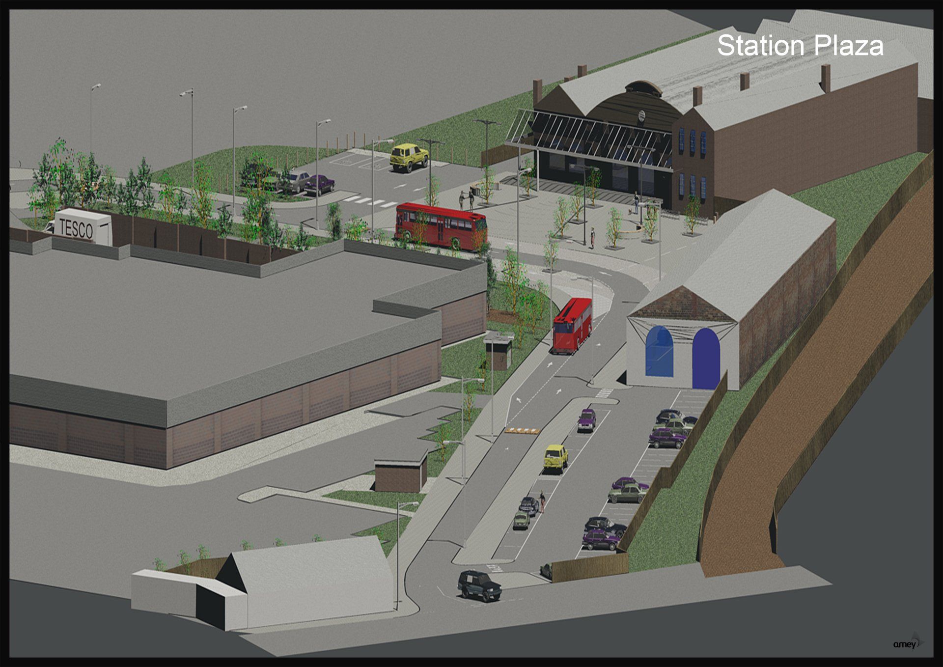 Artists impression of the Bridlington Integrated Travel Plan