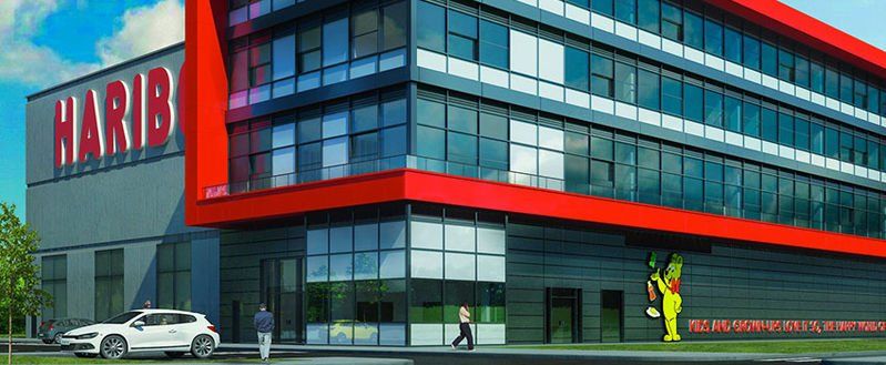 Photos of Haribo production facility in Wakefield