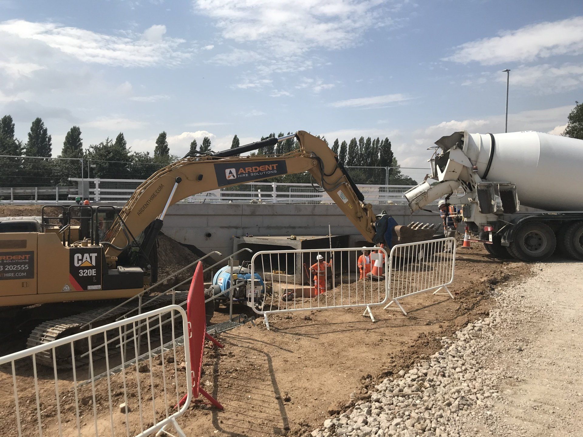 Photos taken during the construction of the Anlaby & East Ella Flood Alleviation Scheme