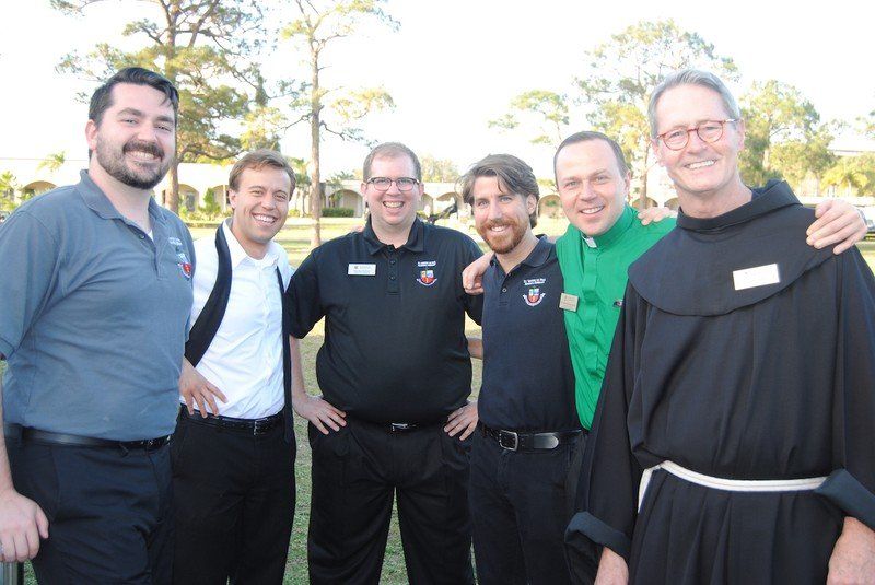 Priests take a picture together