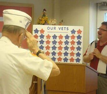 Veteran salute — Medication management in Parma, OH Veteran salute — Medication management in Parma, OH