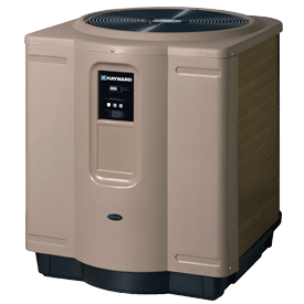 a hayward pool heater on a white background